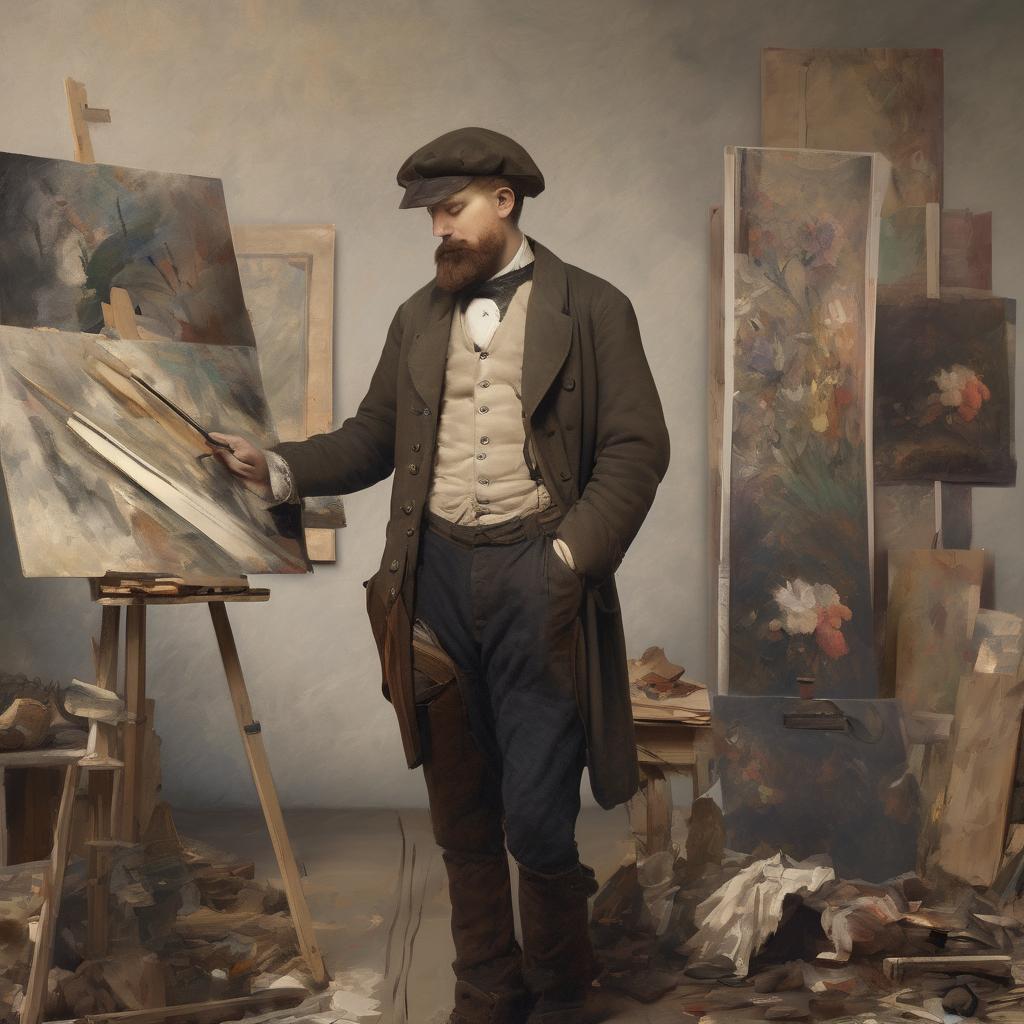 Το στυλ και οι τεχνικές του καλλιτέχνη Ernest Friedrich August RIETSCHEL